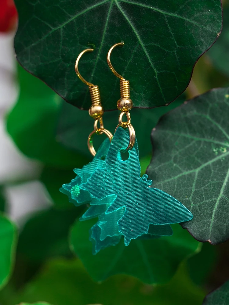 Vihreät perhoskorvakorut