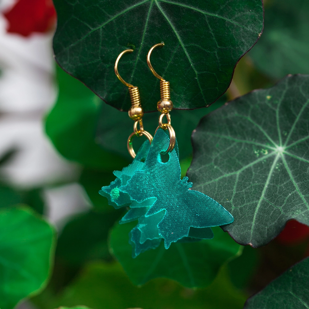 Vihreät perhoskorvakorut