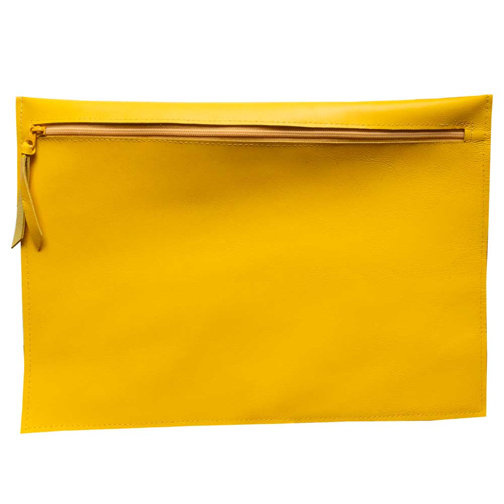 keltainen kirjekuorilaukku