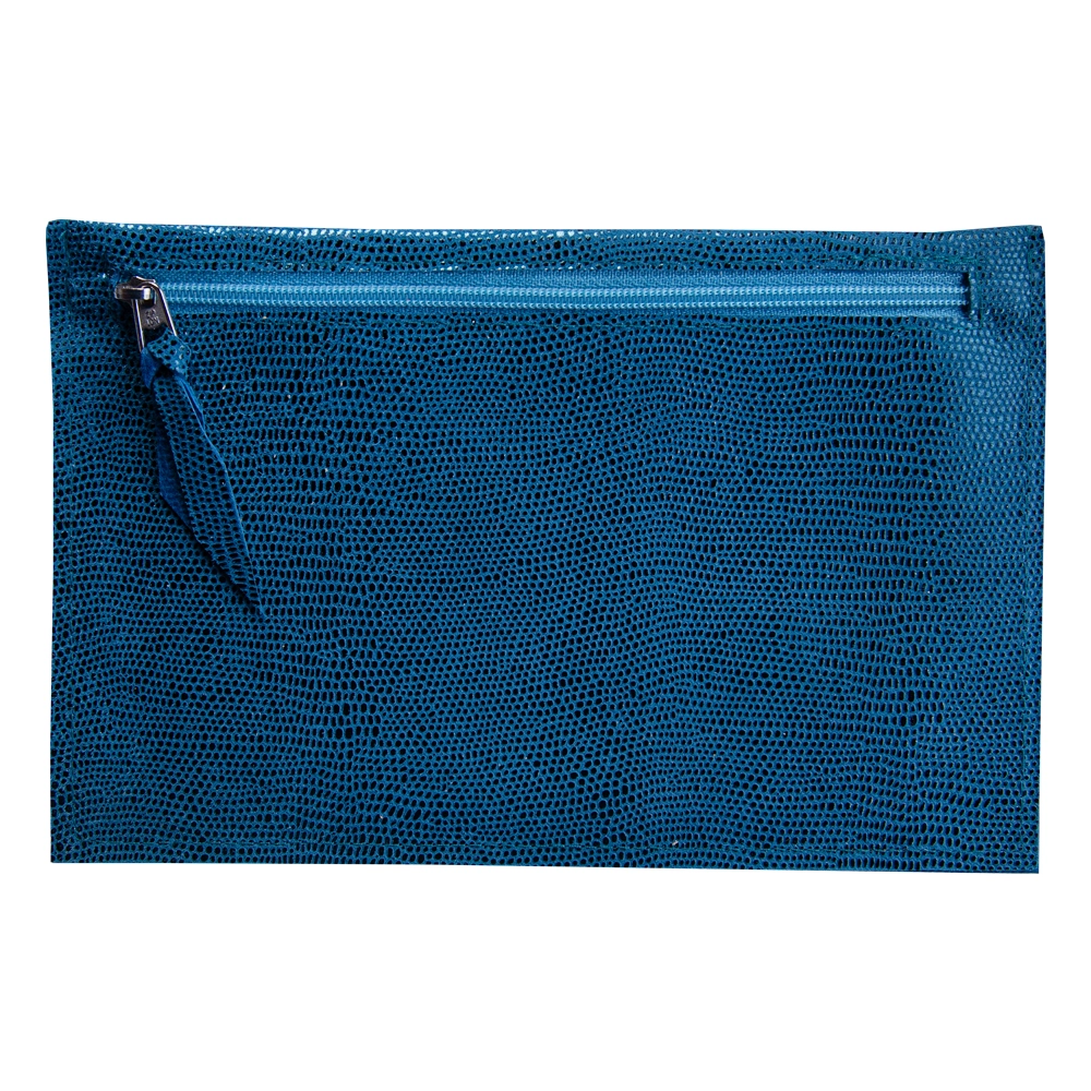 Petroolinsininen nahkainen clutch