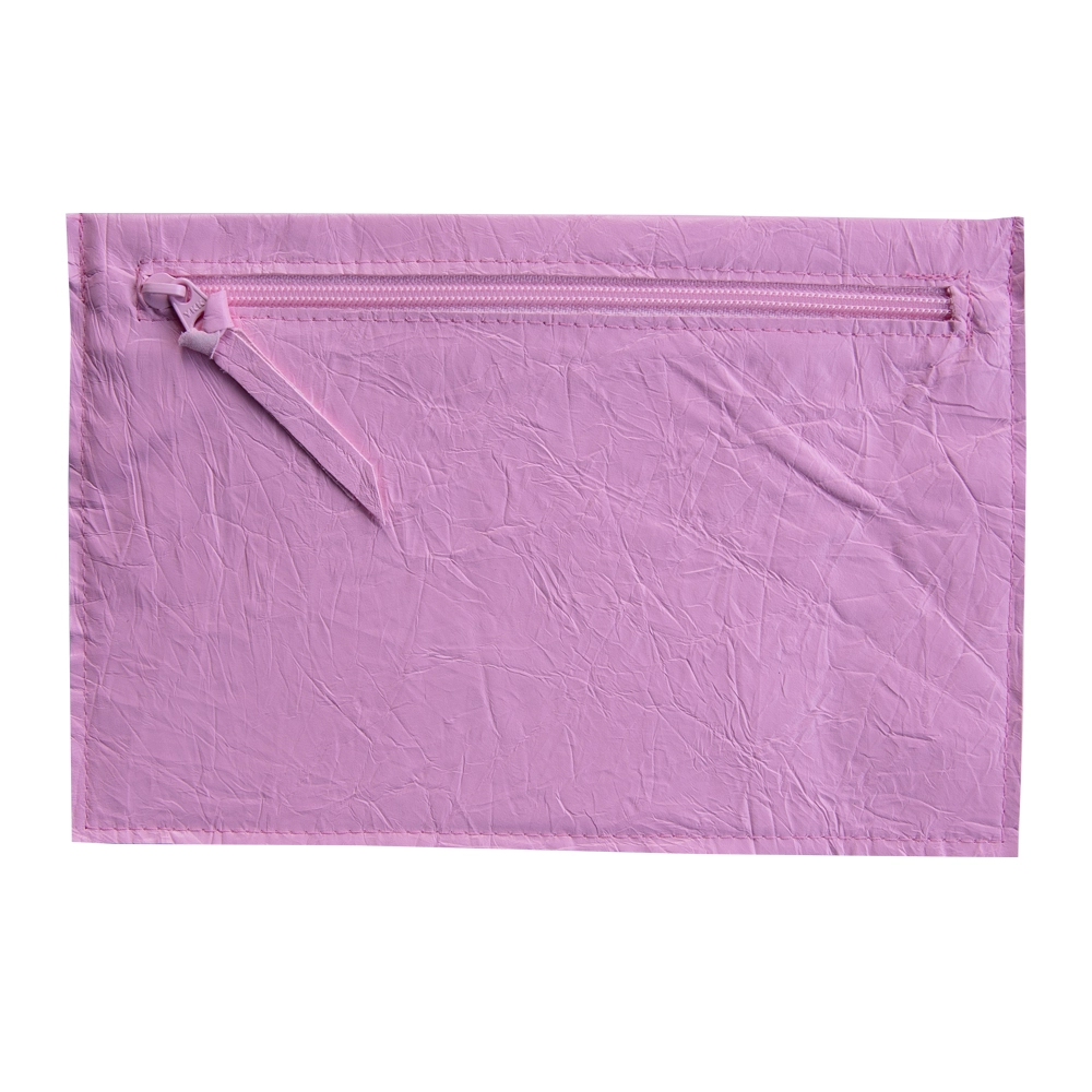 vaaleanpunainen aitonahkainen clutch